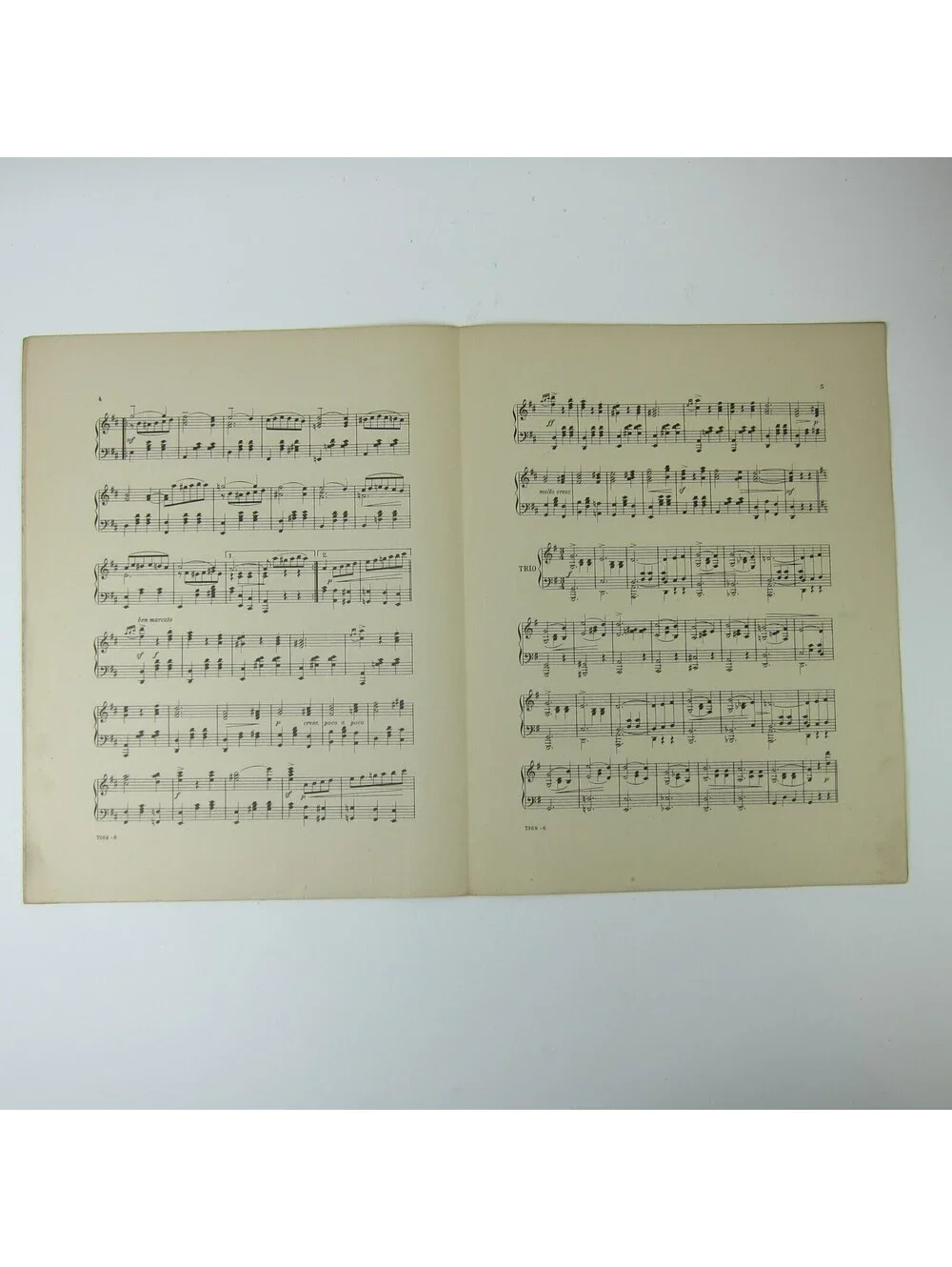 Sheet Music Nights of Gladness Valse Piano Charles Antcliffe Antique 1912